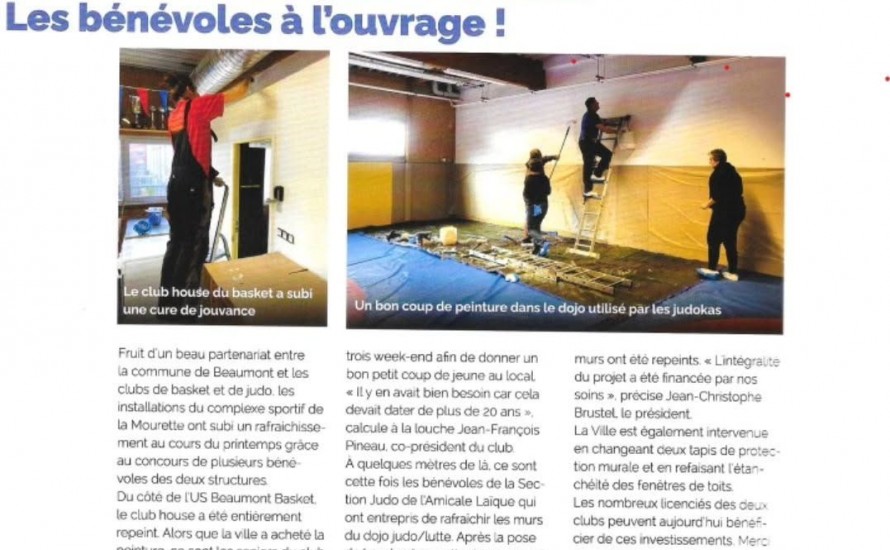 On est dans le journal municipal!